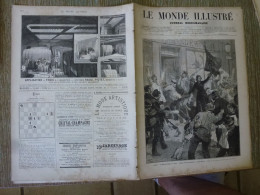 Le Monde Illustré Mars 1883 Louise Michel Manifestations Paris Puvis De Chavannes Alger Mont De Piété Raoul Pictet - Tijdschriften - Voor 1900