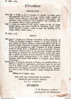 1847 BELLUNO RICHIESTA DI ARRESTO PER FURTO DI MONETE D'ORO - Documents Historiques