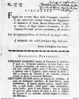 1803 TREVISO MANDATO DI ARRESTO PER DUE SOLDATI FUGGITI DAL REGGIMENTO FANTERIA - Historical Documents