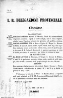 1860  BELLUNO ELENCO RICERCATI - Historische Dokumente