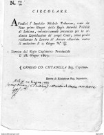 1803 TREVISO LETTERA DI ARRESTO - Historische Dokumente