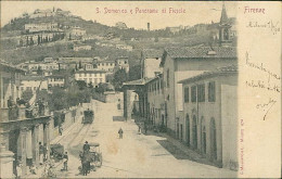 FIRENZE - SAN DOMENICO E PANORAMA DI FIESOLE - EDIZIONE MODIANO - SPEDITA 1901 (20794) - Firenze (Florence)