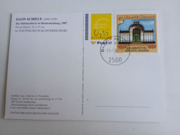 D203021  Österreich   Postkarte Vom 29.06.2002 Mit Ergänzungsmarke € 0,15  Mit Stempel  Baden Bei Wien - Briefe U. Dokumente
