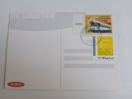 D203022   Österreich   Postkarte Vom 29.06.2002 Mit Ergänzungsmarke € 0,15  Mit Stempel  Baden Bei Wien - Covers & Documents