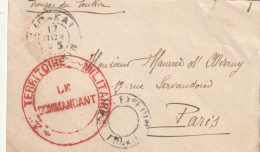 Troupes Du Tonkin - Territoire Militaire - Oblitération Lao-Kai Du 17 Novembre 1905 - Lettres & Documents