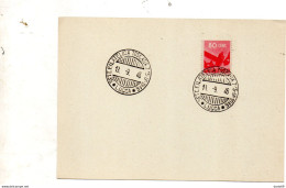 1946   CARTOLINA  CON ANNULLO  LUCCA  SETT. FILATELICA TOSCANA - FDC