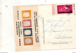 1962 LETTERA CON ANNULLO MILANO  - CENTENARIO DEL 1 FRANCOBOLLO D' ITALIA - FDC