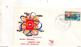 1972   LETTERA CON ANNULLO  MELEGNANO - MOSTRA FILATELICA - FDC