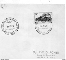 1971  LETTERA CON ANNULLO  MONTECATINI TERME - FDC