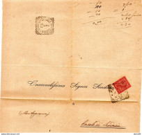 1893 LETTERA CON ANNULLO PALLANZA VERBANIA - Poststempel