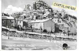 Abruzzo-chieti-rosello Panorama Entrata Paese Ricoperto Di Neve Veduta Case Anni 60 - Altri & Non Classificati