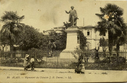 CPA (Gard). ALAIS (ALES), Monument Du Chimiste J.-B. Dumas - Alès