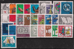 ALLEMAGNE REPUBLIQUE FEDERALE - ANNEE 1965 - 27 VALEURS - OBLITERES - TOUS DIFFERENTS - Used Stamps