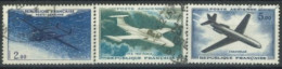 FRANCE - 1960/64 - AIR PLANES STAMPS SET OF 3, USED - Used Stamps