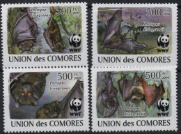 Comores Espèces Menacées- Endangered Animals 2009 WWF  XXX - Comores (1975-...)
