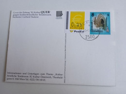 D203024   Österreich   Postkarte Vom 29.06.2002 Mit Ergänzungsmarke € 0,29 Mit Stempel  Baden Bei Wien - Briefe U. Dokumente