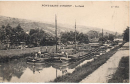PENICHE      PONT SAINT VINCENT  LE CANAL - Houseboats