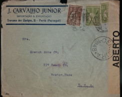 TIPO CERES - MARCOFILIA - CENSURAS - J,CARVALHO JUNIOR - PORTO - Cartas & Documentos