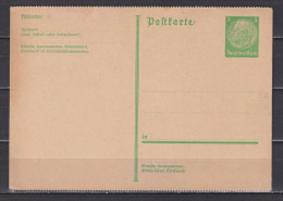 Dt.Reich Ganzsache P 216II ** Gezähnt - Cartoline