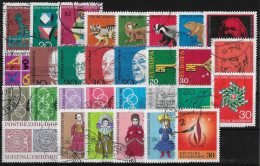 ALLEMAGNE REPUBLIQUE FEDERALE - ANNEE 1968 - 30 VALEURS - OBLITERES - TOUS DIFFERENTS - Used Stamps