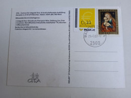 D203026    Österreich   Postkarte Vom 29.06.2002 Mit Ergänzungsmarke € 0,22 Mit Stempel  Baden Bei Wien -Abo Dancers - Cartas & Documentos