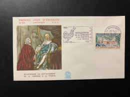 Enveloppe 1er Jour "Intégration De La Lorraine Et Du Barois" 06/05/1966 - Flamme - 1483 - Historique N° 563 - 1960-1969