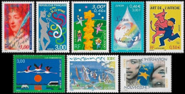 France 1996, 1998, 1999, 2000, 2001, 2003, 2004 & 2006  Europa CEPT - 8 V. MNH - Collections