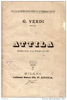 ATTILA - Opéra
