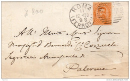 1880   LETTERA CON ANNULLO ROMA - Poststempel