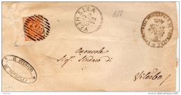 1879  LETTERA  CON ANNULLO  VETRALLA VITERBO - Poststempel