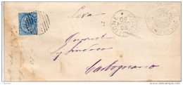 1880   LETTERA CON ANNULLO RONCIGLIONE  VITERBO - Marcophilia