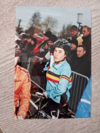 Photo Originale Cyclisme Cycling Ciclismo Ciclista Wielrennen Radfahren CANT SANNE (WK Cyclocross Hooglede-Gits 2007 - Ciclismo