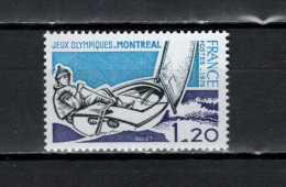 France 1976 Olympic Games Montreal, Sailing Stamp MNH - Verano 1976: Montréal