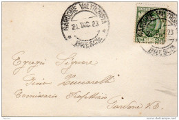 1923  LETTERA CON ANNULLO GARDONE BRESCIA - Storia Postale