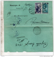 1952 LETTERA CON ANNULLO BOVEGNO BRESCIA - 1946-60: Marcophilia