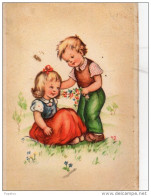 1948  CARTOLINA - Kindertekeningen