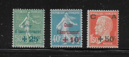 FRANCE  ( FR2  - 162  )   1927  N° YVERT ET TELLIER    N°  246/248    N** - Unused Stamps