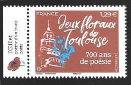 France 2024 - Jeux Floraux De Toulouse – 700 Ans De Poésie ** - Ungebraucht
