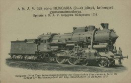 A.M.A.V.  328 Sor-u Hungaria (2--c) Jellegü, Budapesten 1919 - Eisenbahnen