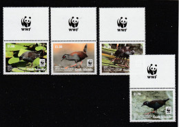 Cook Islands 2014 - WWF , Fauna,Bieds, Series 4 Values With Vignettes ,perforated,MNH ,Mi.1993-1996 - Cookeilanden