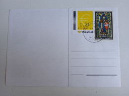 D203029   Österreich   Postkarte Vom 29.06.2002 Mit Ergänzungsmarke € 0,38 Mit Stempel  Baden Bei Wien - Cartas & Documentos