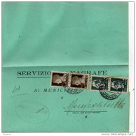 1946  LETTERA CON ANNULLO LONGARE VICENZA - Poststempel