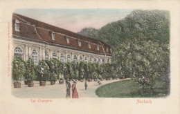 DE425  --   ANSBACH  --  Kgl. ORANGERIE  --  PRAGE LITHO, EMBOSSED  --  1898 Oder 1908 - Ansbach