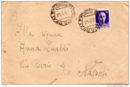 1943   LETTERA CON ANNULLO VENARIA REALE TORINO - Marcophilie