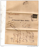 1893    LETTERA CON ANNULLO ADRIA ROVIGO - Poststempel