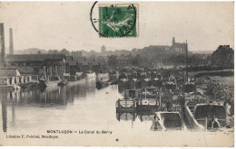 PENICHE       MONTLUCON  LE CANAL DU BERRY - Houseboats