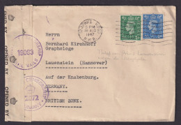 Großbritannien Brief Prince John Of Loewenstein St. Johns Wood London Knabenburg - Brieven En Documenten