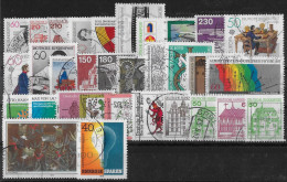 ALLEMAGNE REPUBLIQUE FEDERALE - ANNEE 1979 - 32 VALEURS - OBLITERES - TOUS DIFFERENTS - Used Stamps
