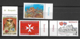 Monaco 2024 - Malte - Bouquets - Poulpe - Mayenne  ** - Unused Stamps