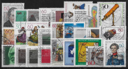 ALLEMAGNE REPUBLIQUE FEDERALE - ANNEE 1981 - 27 VALEURS - OBLITERES - TOUS DIFFERENTS - Used Stamps